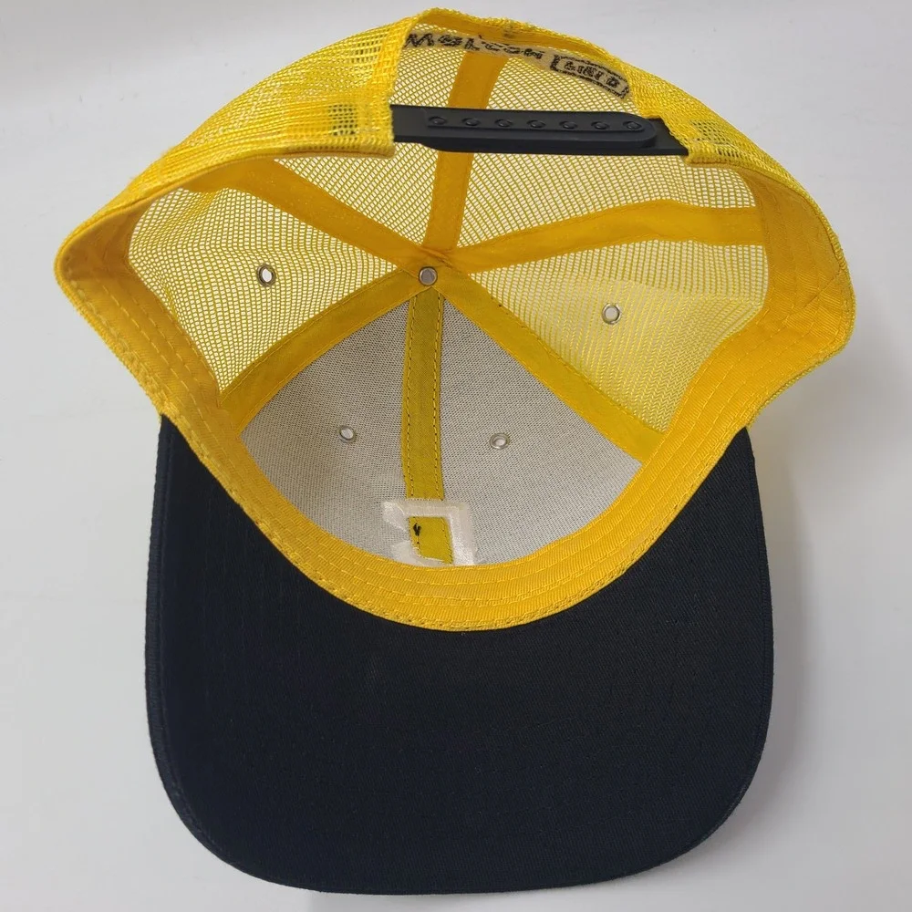 Columbus Crew Hat Snapback Trucker Mesh‎ Black Yellow MLS Soccer Lower Com Field